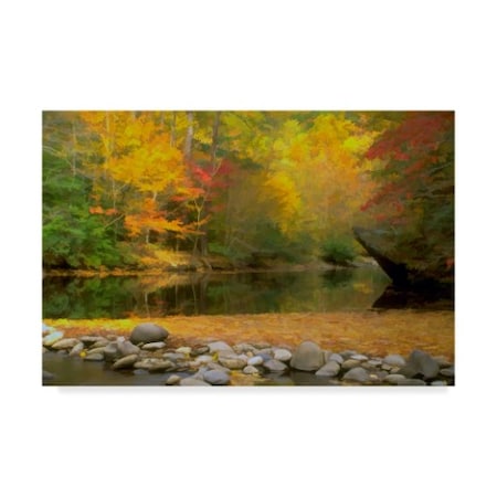 J.D. Mcfarlan 'Little River' Canvas Art,22x32